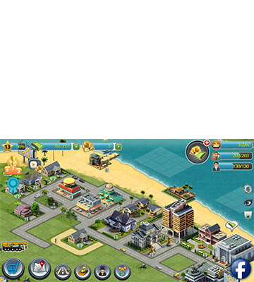 Really cool city building allows you to construct cities, townships, villages, compounds or a megapolis. Build it as you like. Keep your citizens happy with beautiful hermosa decorations, earn pirate chests, and create jobs so you can earn money and gold from your happy citizens. 